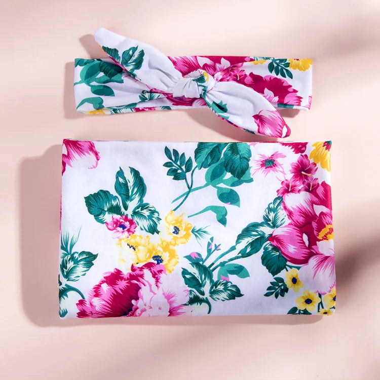 Ensemble d’emmaillotage pour maman et bébé - Élégance et confort réunis 🌸