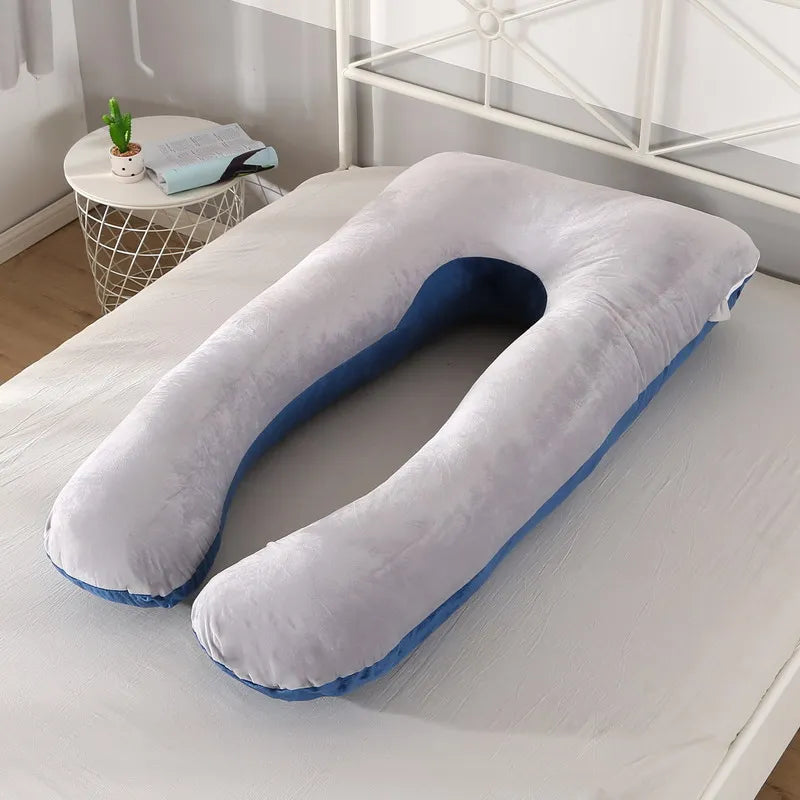Oreiller de Grossesse Doux pour Femme Enceinte, Heart de Grossesse, ALTERSupport d'Allaitement pour le Sommeil, Livraison Directe, 120x70cm