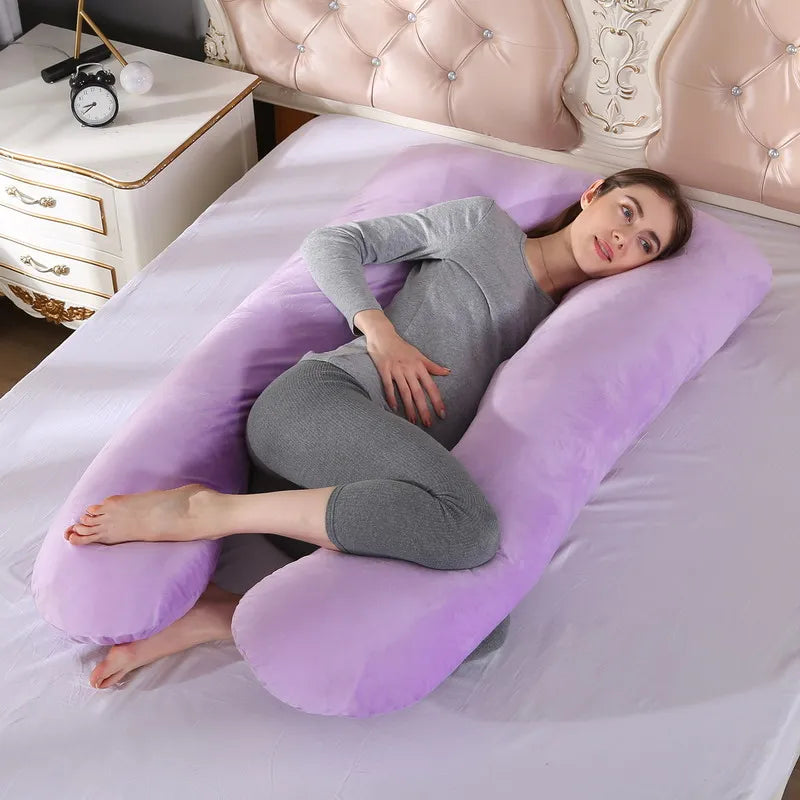 Oreiller de Grossesse Doux pour Femme Enceinte, Heart de Grossesse, ALTERSupport d'Allaitement pour le Sommeil, Livraison Directe, 120x70cm