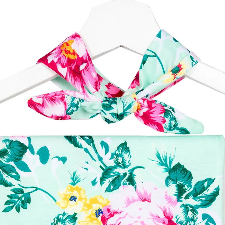 Ensemble d’emmaillotage pour maman et bébé - Élégance et confort réunis 🌸