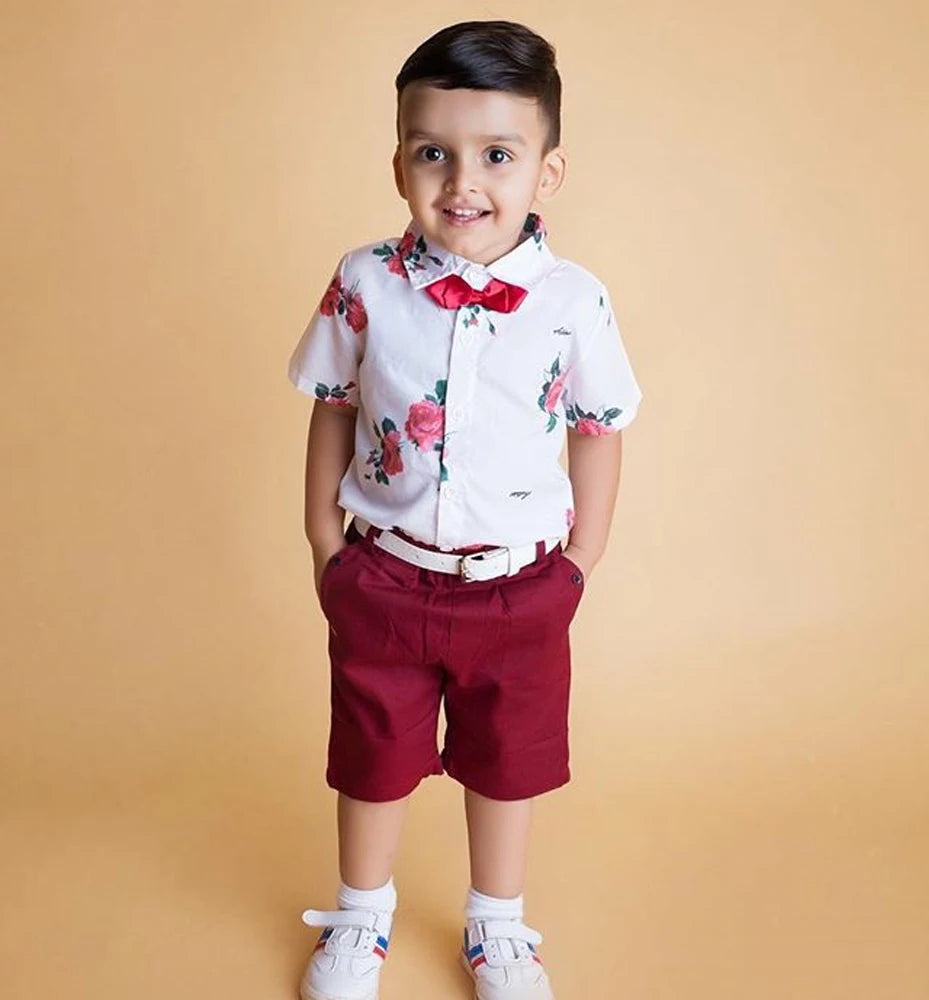 Ensemble 2 pièces pour petit garçon de 1 à 7 ans - le coffre a jouets- 2T