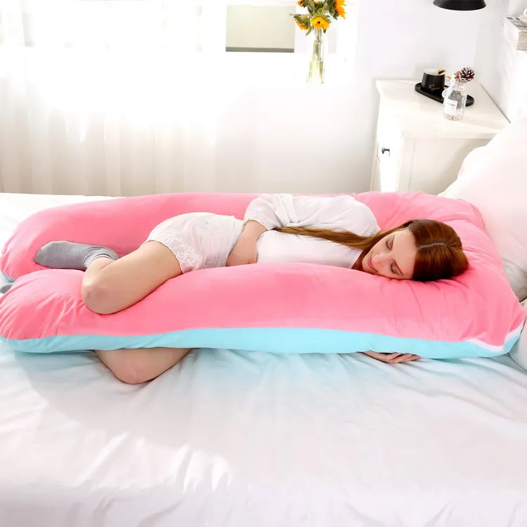 Oreiller de Grossesse Doux pour Femme Enceinte, Heart de Grossesse, ALTERSupport d'Allaitement pour le Sommeil, Livraison Directe, 120x70cm