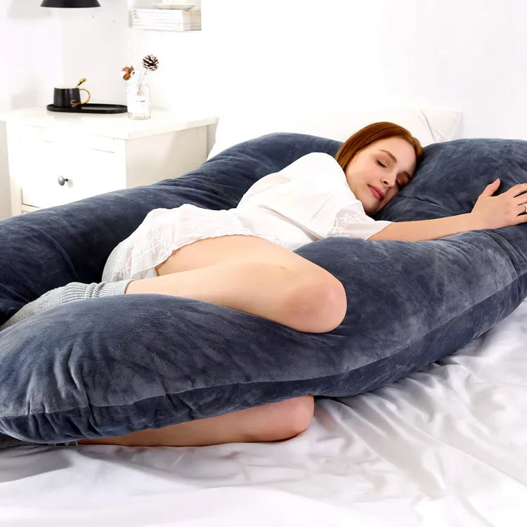 Oreiller de Grossesse Doux pour Femme Enceinte, Heart de Grossesse, ALTERSupport d'Allaitement pour le Sommeil, Livraison Directe, 120x70cm