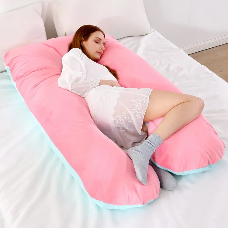 Oreiller de Grossesse Doux pour Femme Enceinte, Heart de Grossesse, ALTERSupport d'Allaitement pour le Sommeil, Livraison Directe, 120x70cm