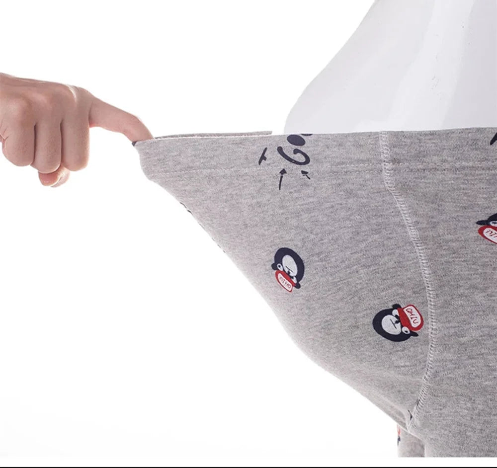 Ensemble Pyjama en Coton pour Femme – Haut d'Allaitement + Pantalon de Grossesse Réglable - le coffre a jouets- Ours rose / XXL