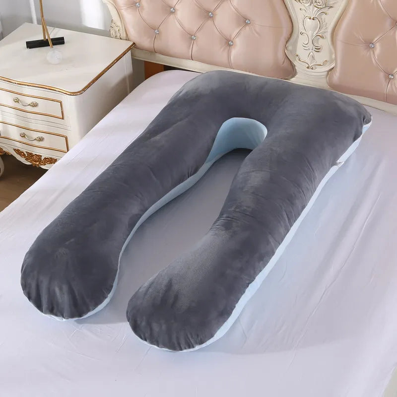 Oreiller de Grossesse Doux pour Femme Enceinte, Heart de Grossesse, ALTERSupport d'Allaitement pour le Sommeil, Livraison Directe, 120x70cm