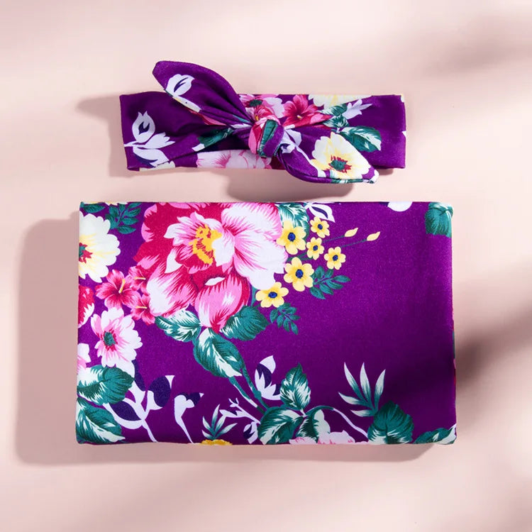 Ensemble d’emmaillotage pour maman et bébé - Élégance et confort réunis 🌸