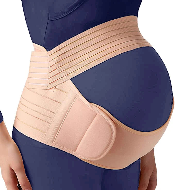 Ensemble Pyjama en Coton pour Femme – Haut d'Allaitement + Pantalon de Grossesse Réglable - le coffre a jouets- Ours rose / XXL