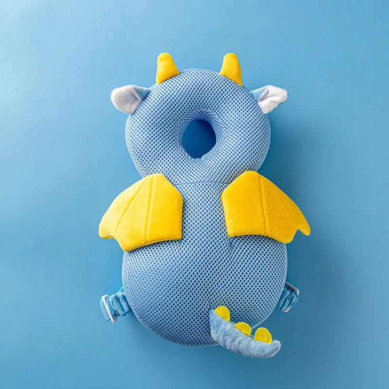 Coussin de Protection pour la Tête de Bébé - Sac à Dos Anti-Chute en Coton PP Doux, Dessin Animé | Protection Sécurité Enfant 1-3 Ans - le coffre a jouets- 11