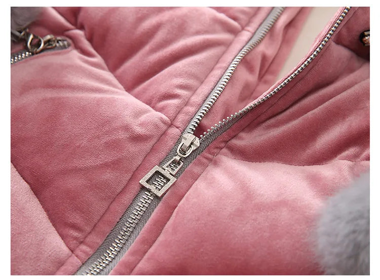Veste d'hiver grande taille pour filles