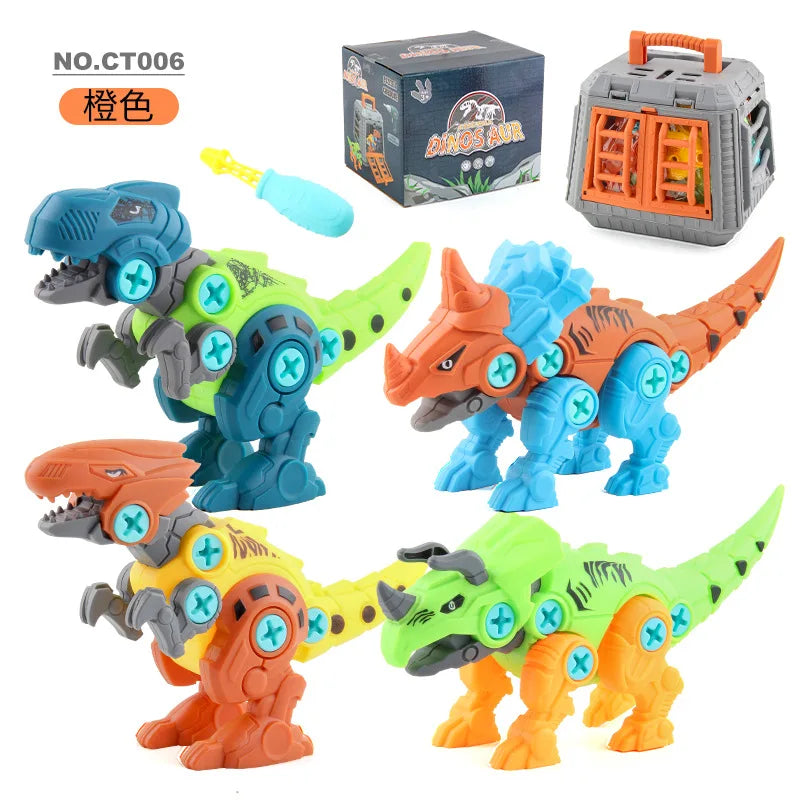 Kit de Construction de Dinosaure Vorannosaurus Rex avec Mini Perceuse Électrique