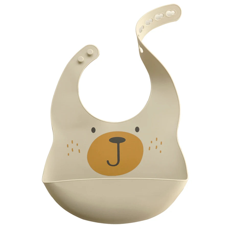 Bavoir bébé silicone anti-taches – De 0 à 6 ans