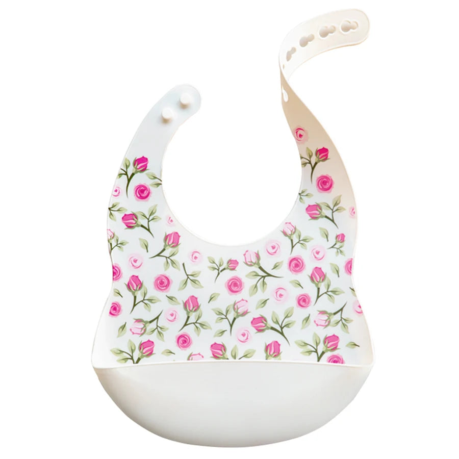 Bavoir bébé silicone anti-taches – De 0 à 6 ans