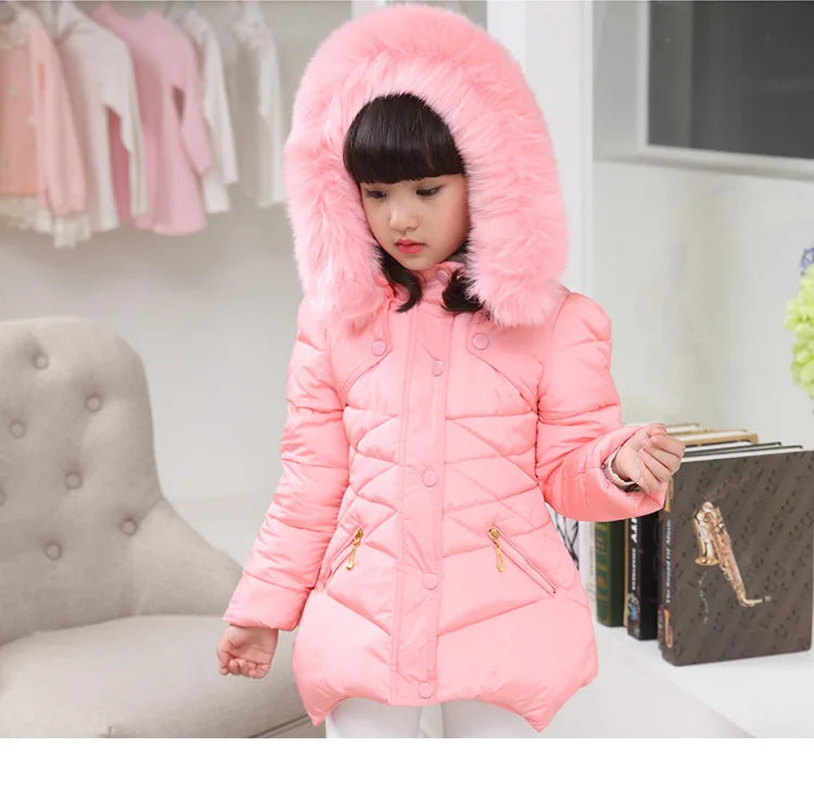 Veste d'hiver grande taille pour filles