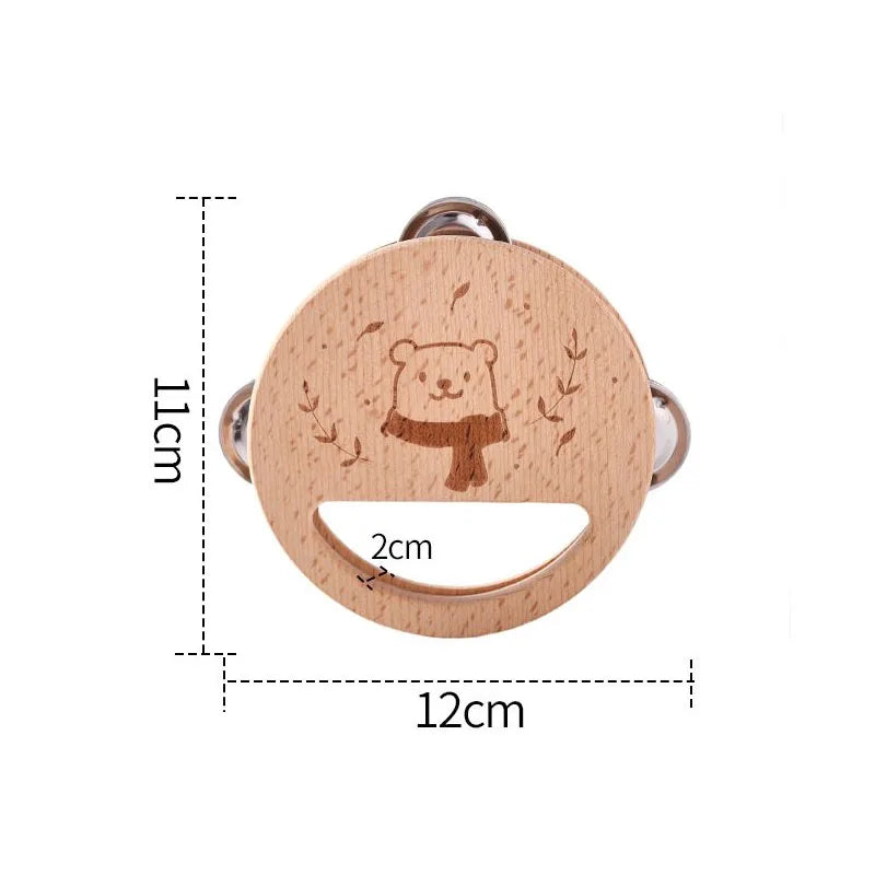 Instruments de musique Montessori en bois pour bébé