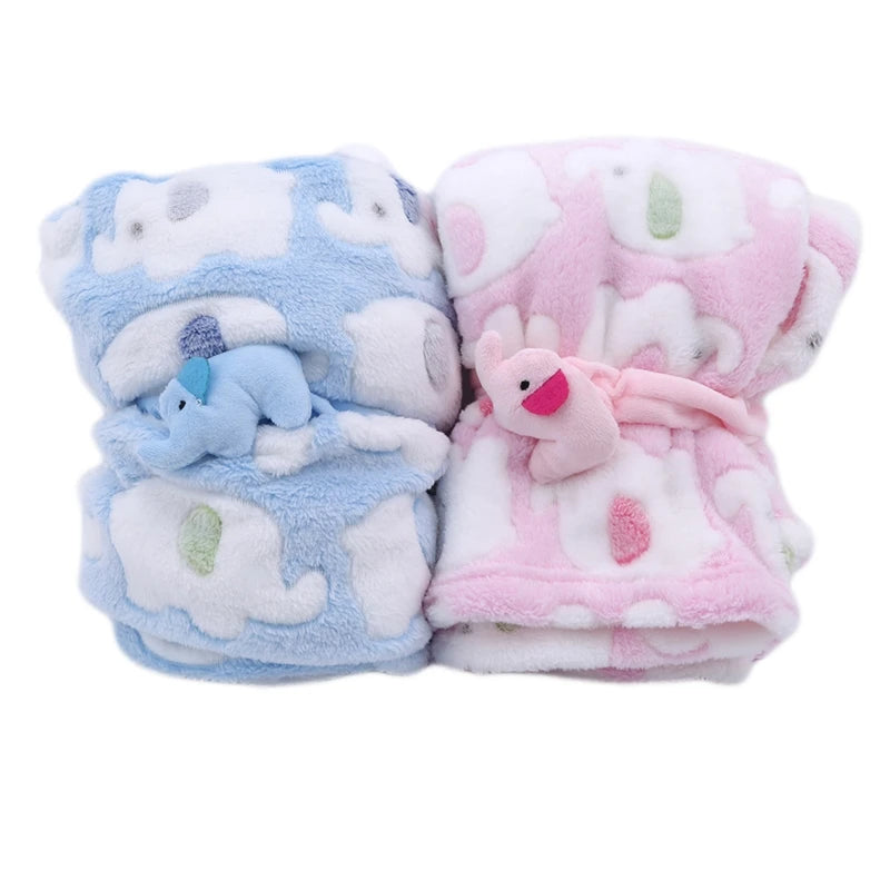 Couverture bébé ultra douce | élégance et confort en toutes saisons (0-13 ans) - le coffre a jouets- Rose