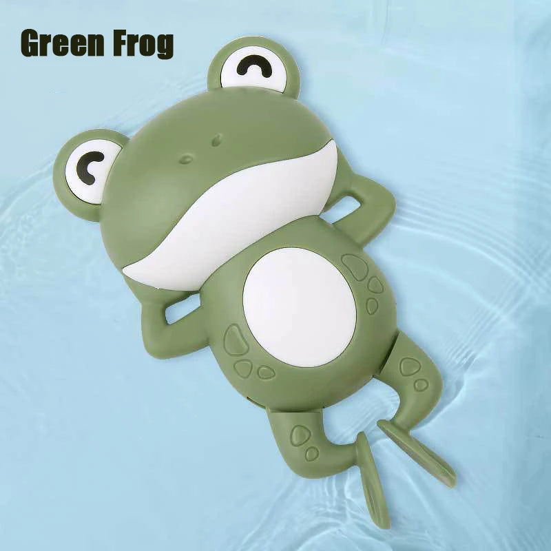 Jouets de Bain Bébé - Baleine et Tortue Nageuses | Amusement Aquatique pour Enfants - le coffre a jouets- grenouille verte