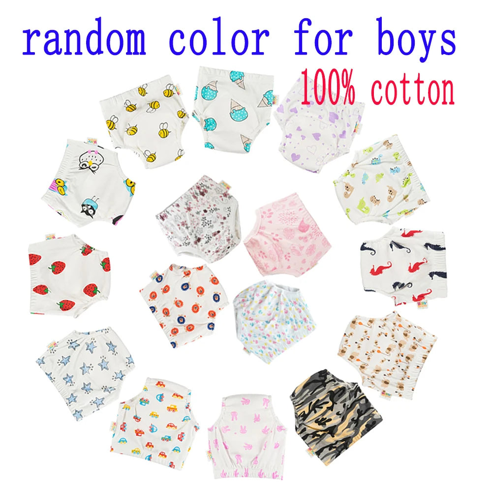 Culotte d’Entraînement Lavable pour Bébé – Lot de 8 pièces