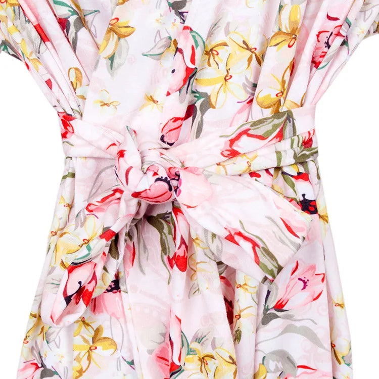 Ensemble d’emmaillotage pour maman et bébé - Élégance et confort réunis 🌸 - le coffre a jouets- E-3pcs / L-XL-XXL