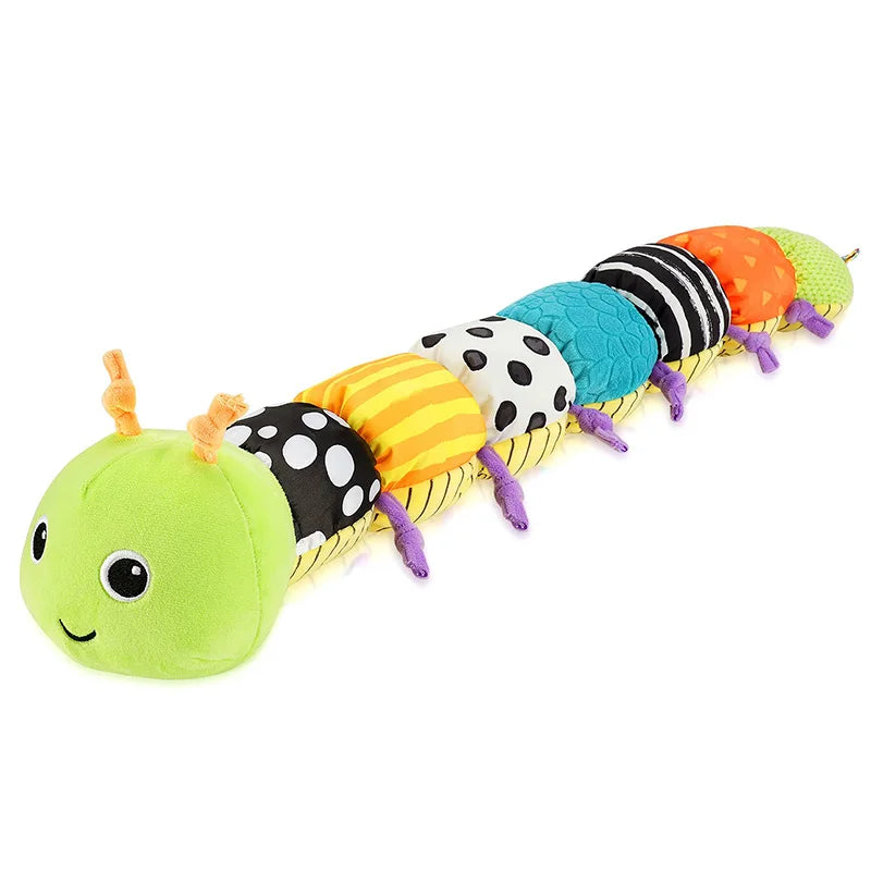 Hochet Musical en Peluche pour Bébé - Jouet Sensoriel pour Nouveau-né | Cadeau pour Tout-Petits - le coffre a jouets- vert 1012