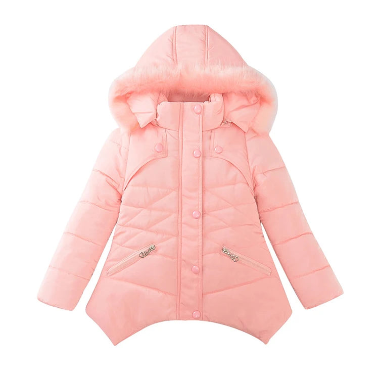 Veste d'hiver grande taille pour filles