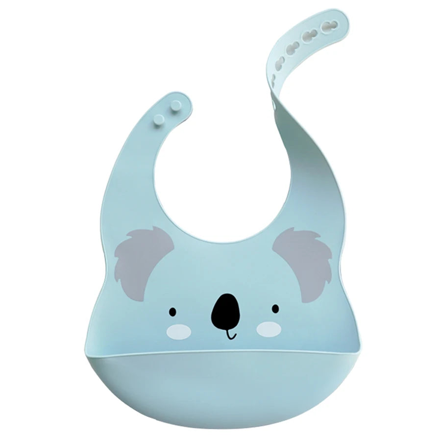 Bavoir bébé silicone anti-taches – De 0 à 6 ans