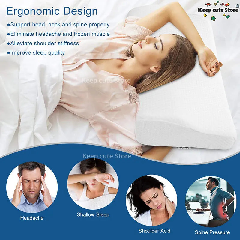 Coussin cervical ergonomique voyage & maison