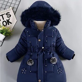 Veste d'hiver grande taille pour filles - le coffre a jouets- Comme la photo 3 / 7T-8T(140)