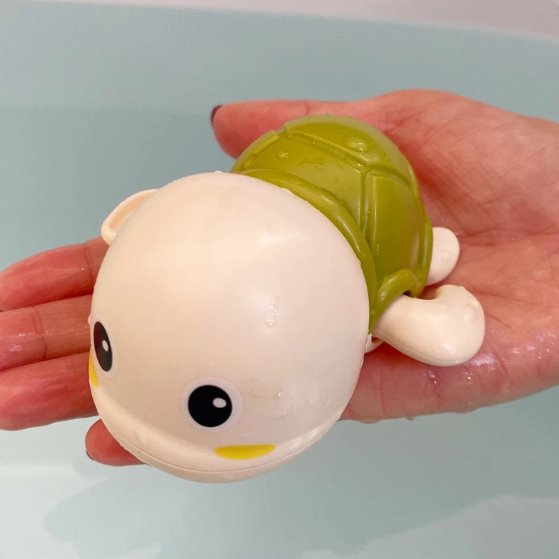 Jouets de Bain Bébé - Baleine et Tortue Nageuses | Amusement Aquatique pour Enfants - le coffre a jouets- tortue verte