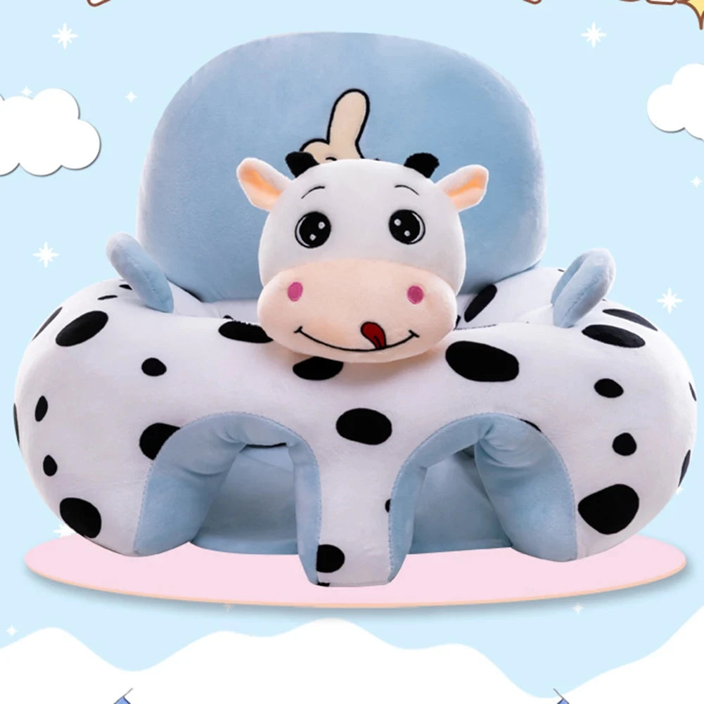 Siège de Soutien en Peluche pour Bébé – Confort et Apprentissage 🐻