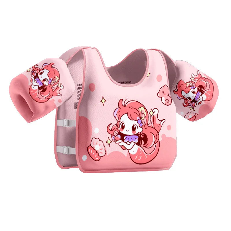 Gilet flottant enfant avec brassards réglables
