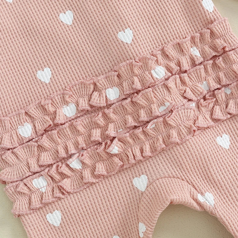 Pudcoco-Combinaison à manches longues pour bébé fille - le coffre a jouets- Rose clair / Nouveau-né