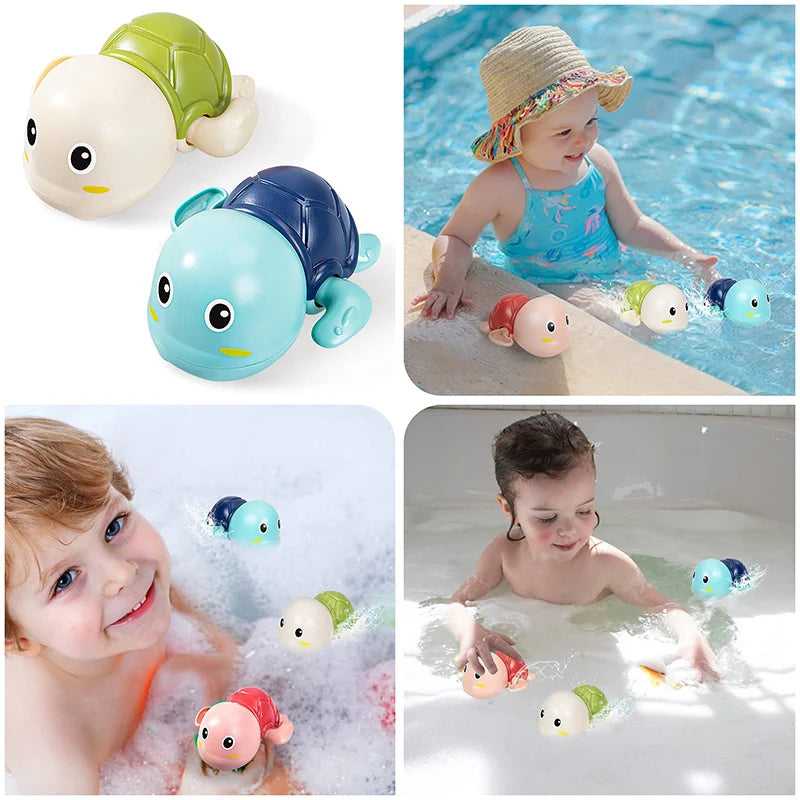 Jouets de Bain Bébé - Baleine et Tortue Nageuses | Amusement Aquatique pour Enfants - le coffre a jouets- baleine verte