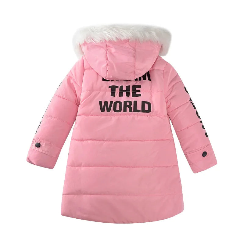 Veste d'hiver grande taille pour filles