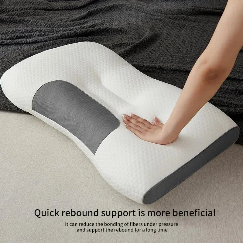 Oreiller cervical Orth4WD en fibre de soja, oreiller de massage SPA, aide à dormir et à protéger le cou, ménage
