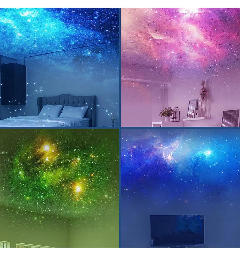 Projecteur d'Étoiles Galaxy Astronaut - Veilleuse Nébuleuse Étoilée 🌌✨ - le coffre a jouets- étoile blanche