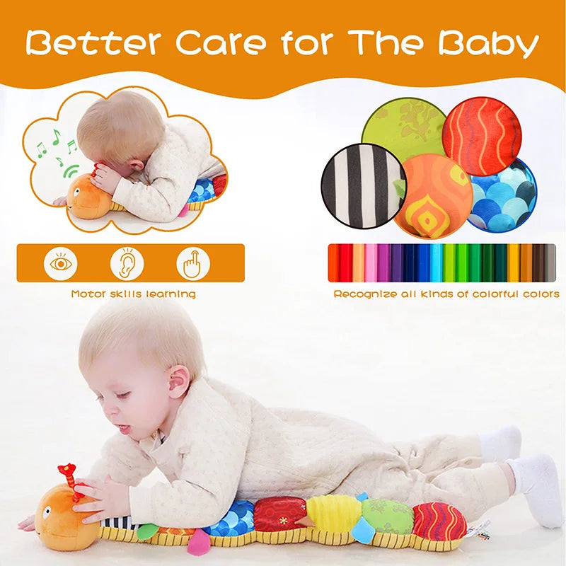 Hochet Musical en Peluche pour Bébé - Jouet Sensoriel pour Nouveau-né | Cadeau pour Tout-Petits - le coffre a jouets- vert 1012