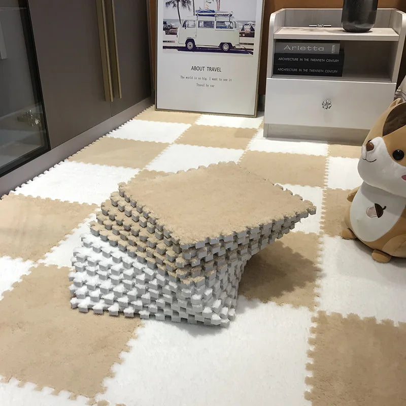 Tapis de Puzzle en Mousse Douce pour Enfants – Confort et Sécurité 👶🧩