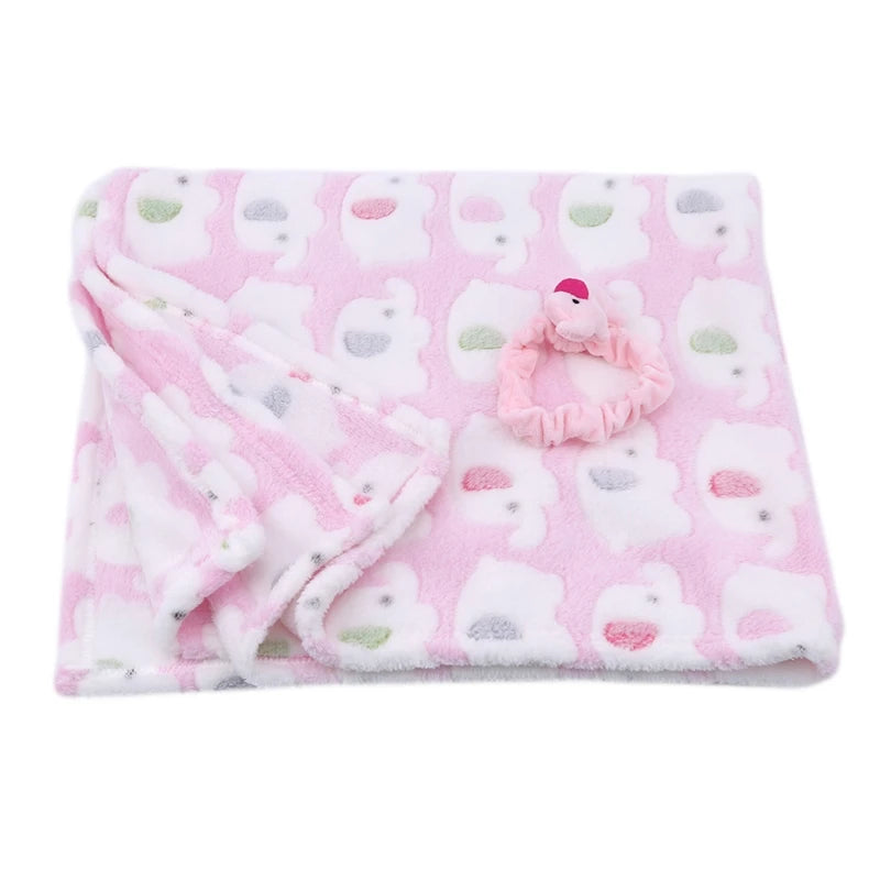 Couverture bébé ultra douce | élégance et confort en toutes saisons (0-13 ans) - le coffre a jouets- Rose