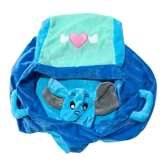 Siège de Soutien en Peluche pour Bébé – Confort et Apprentissage 🐻