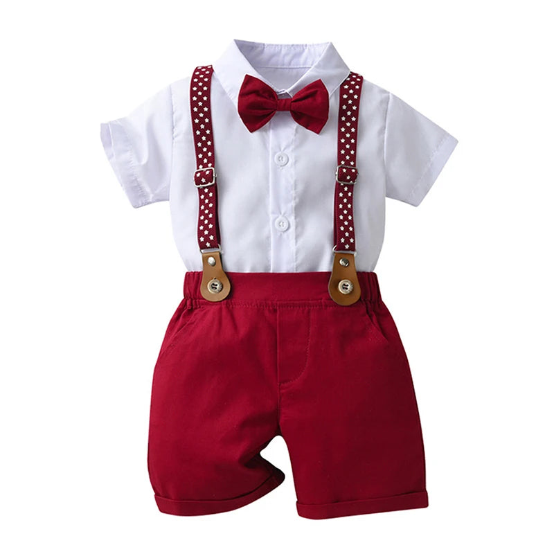 Pudcoco-Tenue de gentleman pour bébé garçon - le coffre a jouets- 5T