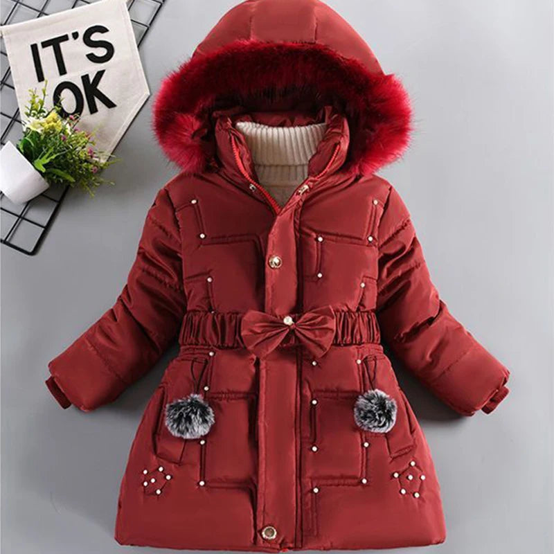 Veste d'hiver grande taille pour filles