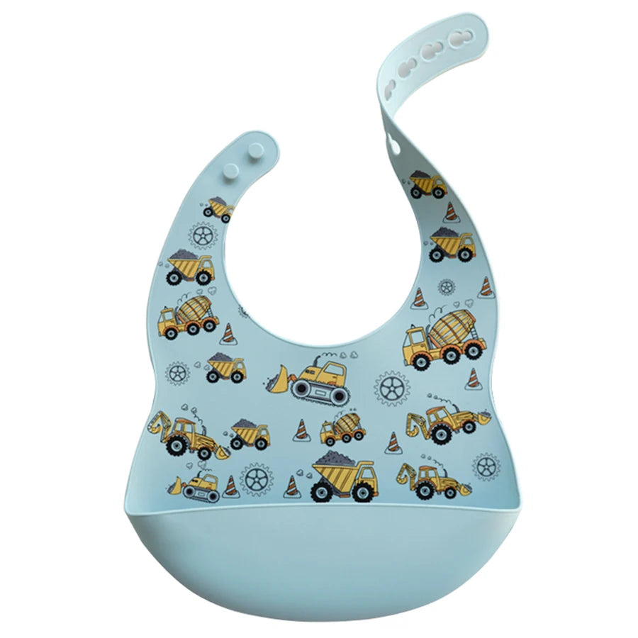 Bavoir bébé silicone anti-taches – De 0 à 6 ans