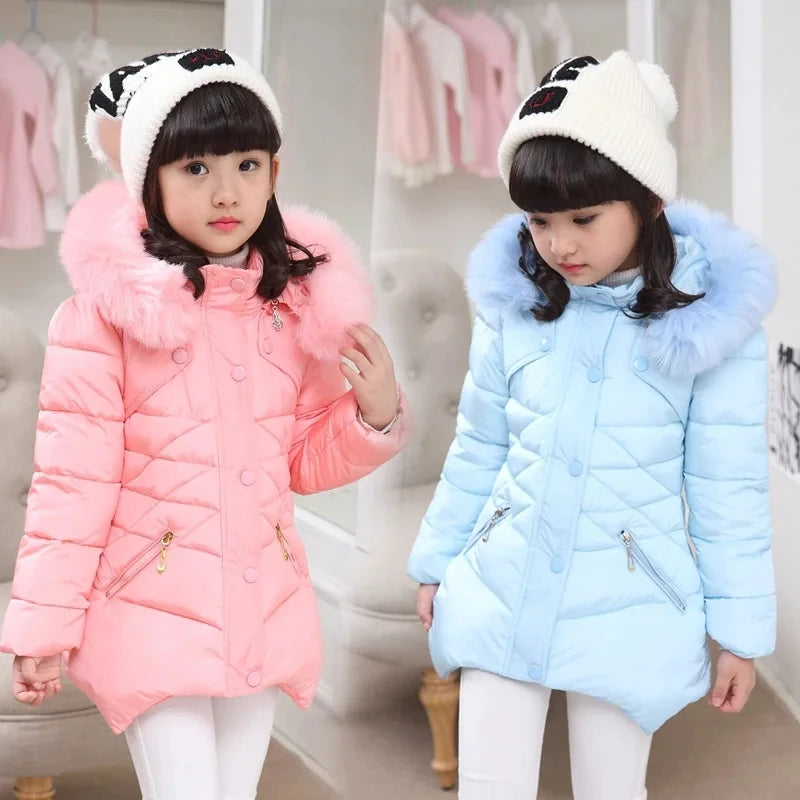 Veste d'hiver grande taille pour filles