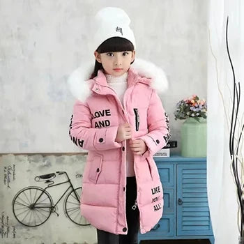 Veste d'hiver grande taille pour filles - le coffre a jouets- Comme la photo 21 / 7T-8T(140)
