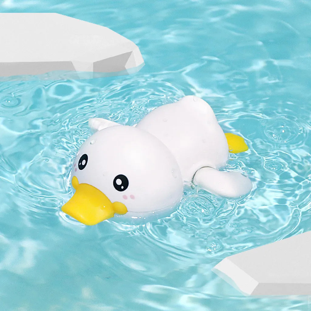 Jouets de Bain Bébé - Baleine et Tortue Nageuses | Amusement Aquatique pour Enfants - le coffre a jouets- canard blanc
