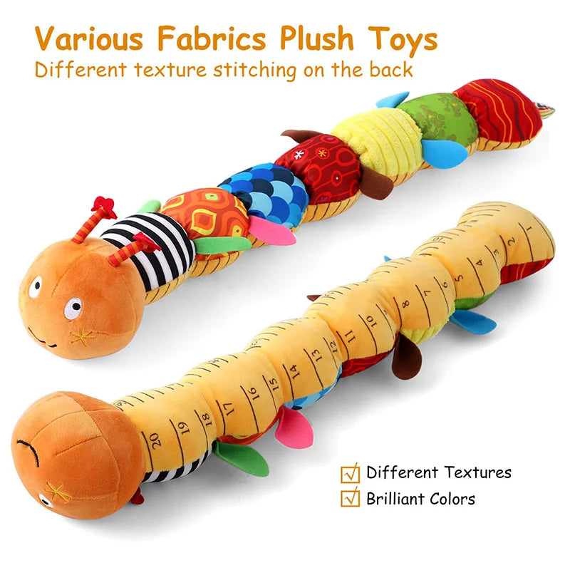 Hochet Musical en Peluche pour Bébé - Jouet Sensoriel pour Nouveau-né | Cadeau pour Tout-Petits - le coffre a jouets- vert 1012