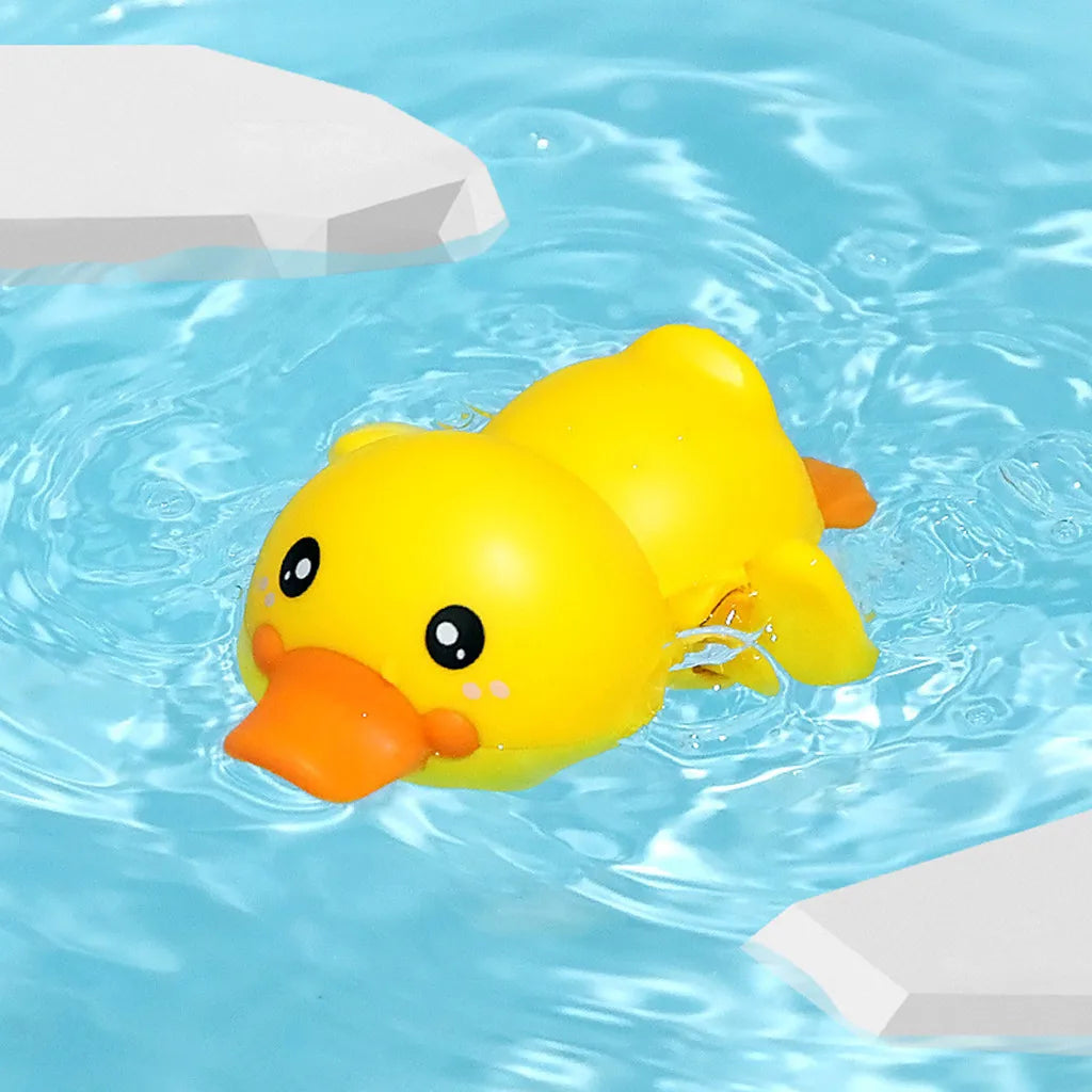 Jouets de Bain Bébé - Baleine et Tortue Nageuses | Amusement Aquatique pour Enfants - le coffre a jouets- canard jaune