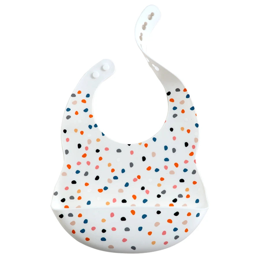Bavoir bébé silicone anti-taches – De 0 à 6 ans