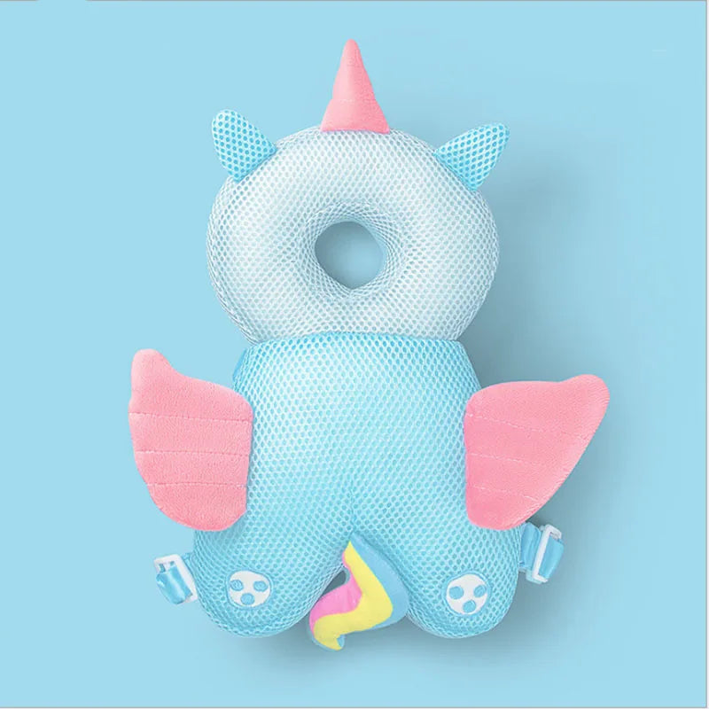 Coussin de Protection pour la Tête de Bébé - Sac à Dos Anti-Chute en Coton PP Doux, Dessin Animé | Protection Sécurité Enfant 1-3 Ans - le coffre a jouets- 10